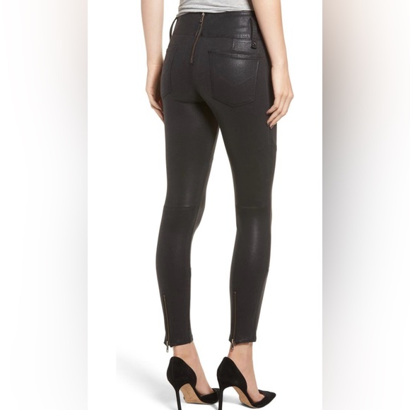 HUDSON JEANS HIGH WAIST COATED SKINNY JEANS SIZE 31 - Picture 2 of 12